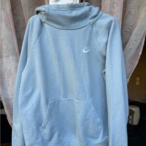 Nike Sky Blue High Neck Sweatshirt